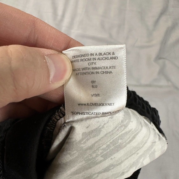 I Love Ugly Pants Zespy Men’s Small Drop Crotch Tapered Slim Fit Black Zipper - Picture 9 of 10